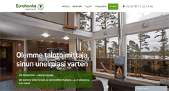 Desktop Screenshot of eurohonka.fi